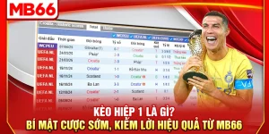 Kèo Hiệp 1 Là Gì? Bí Mật Cược Sớm, Kiếm Lời Hiệu Quả Từ MB66
