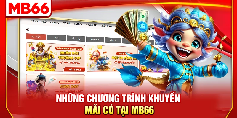 Những chương trình khuyến mãi có tại MB66